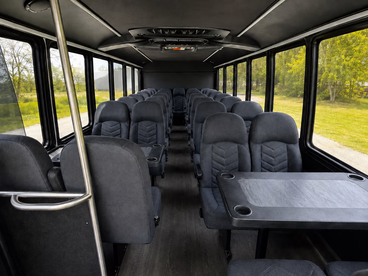 largo 18 passenger minibus interior