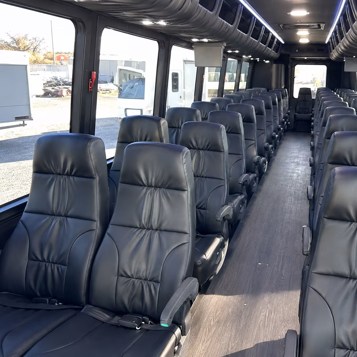 largo 30 passenger minibus inside