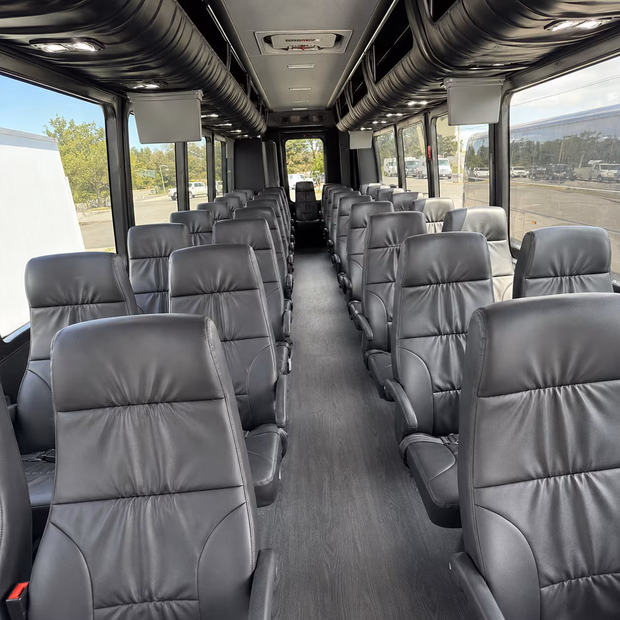 largo 35 passenger minibus inside