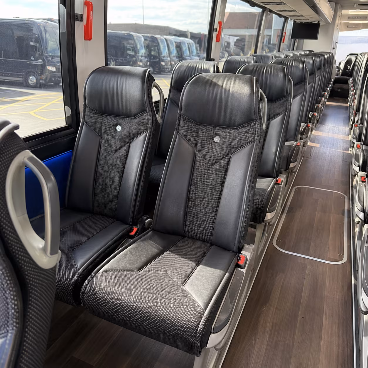 largo 40 passenger charter bus interior