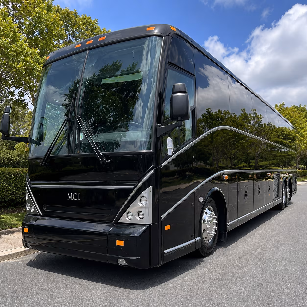 largo airport charter bus rental