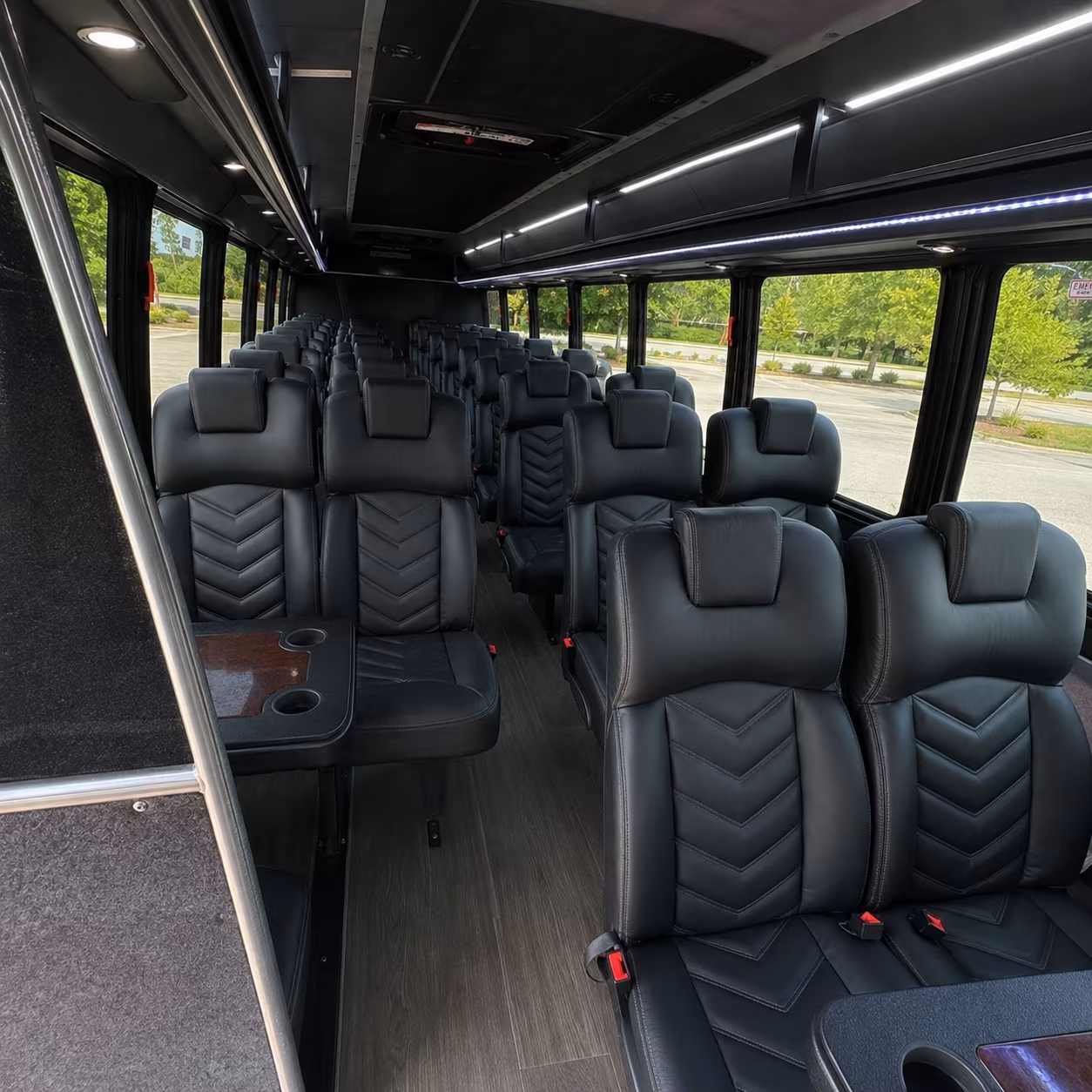 largo event transportation onboard seating