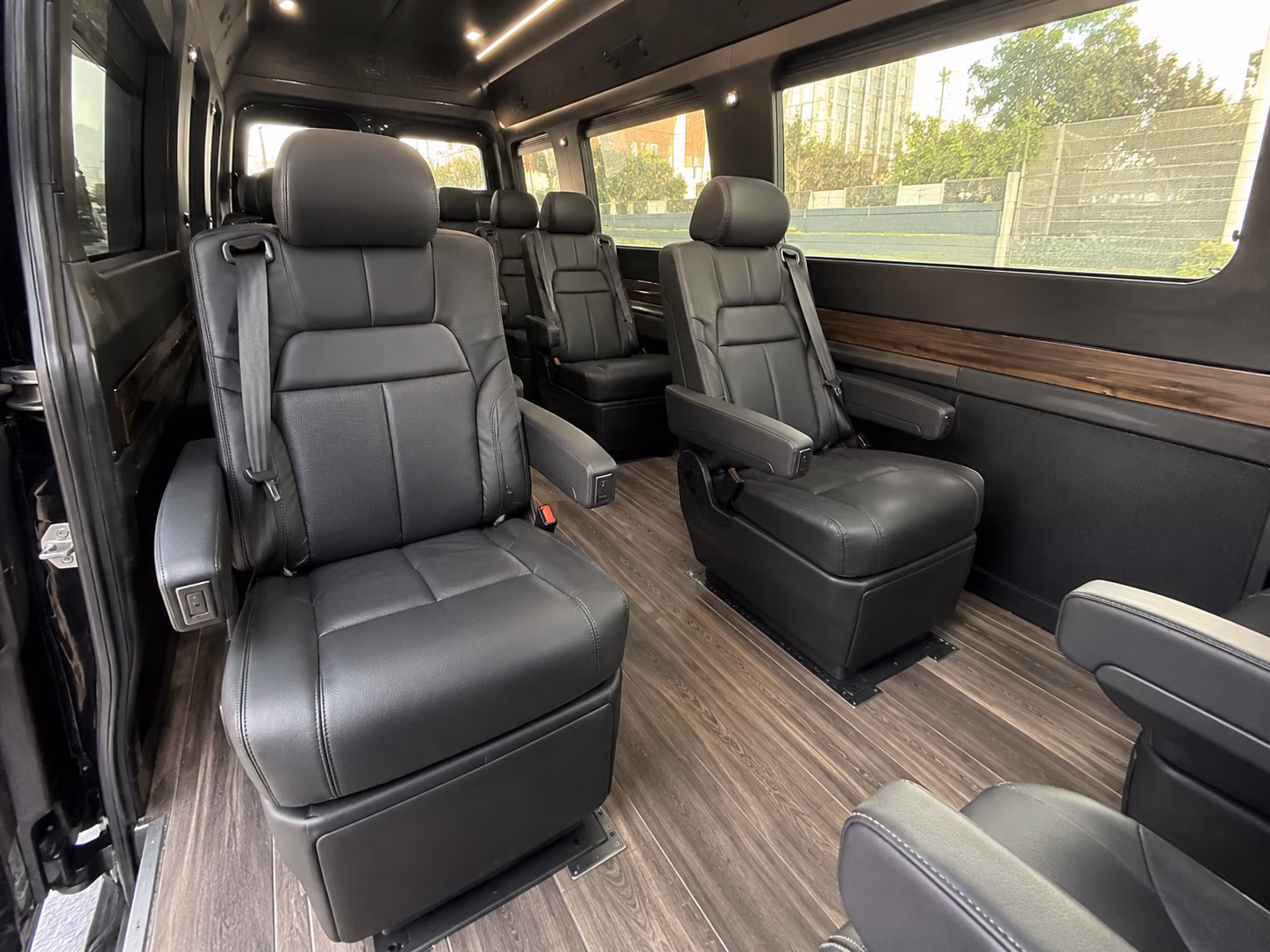 largo sprinter van with driver inside
