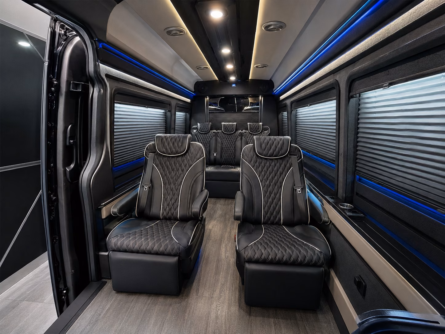largo sprinter van with driver interior