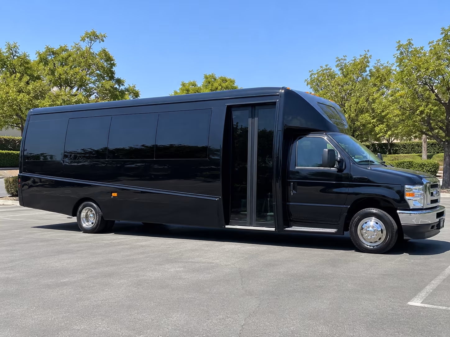 largo wedding transportation onboard seating